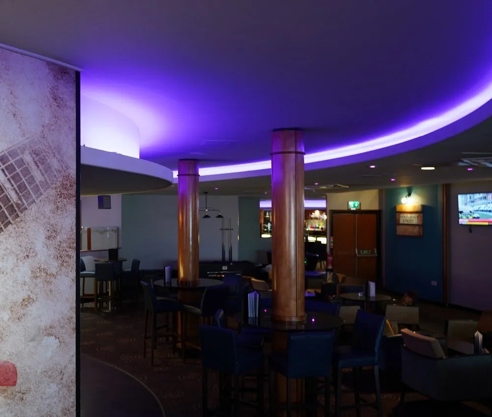 Event space at the Mercure Hotel Piccadilly, Manchester, fitted with AV by Rock-Tech